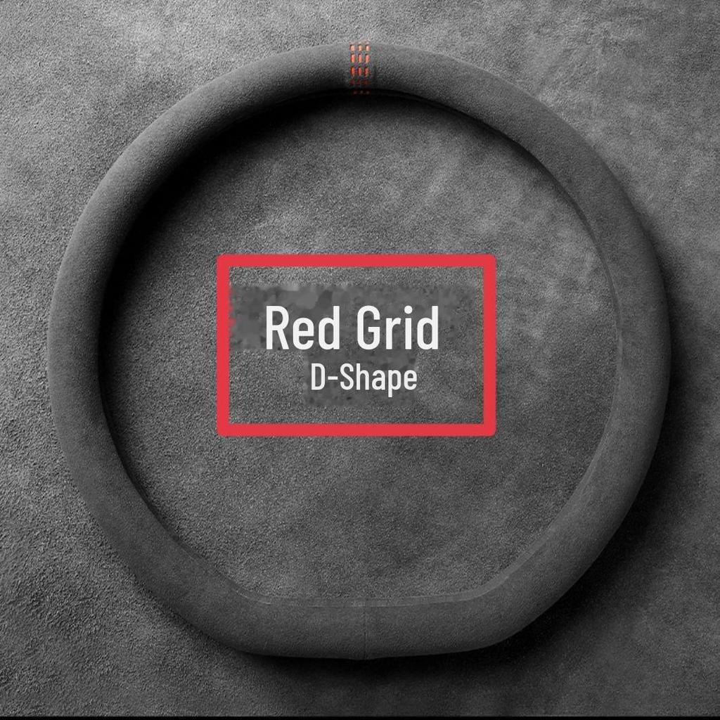 Oddychający, pochłaniający pot pokrowiec na kierownicę w kształcie litery D ze zamszu na każdą porę roku