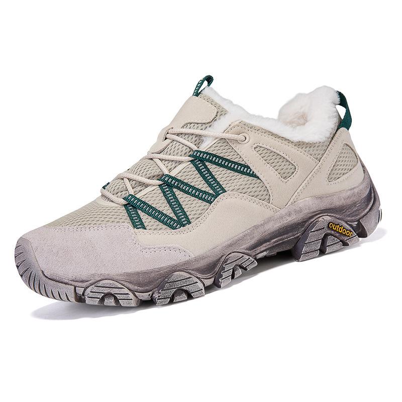 Autumn And Winter Warm Cotton Outdoor Mountaineering Casual Shoes Off-Road Shoes Fashion Platform Men'S Dad Shoes Sports Shoes