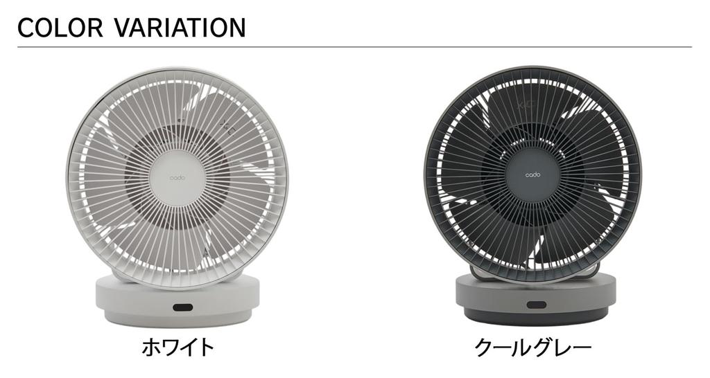 Cado Sterilizing Circulator STREAM1800 Cado Deodorizing Fan STR-1800 (White)