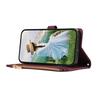 For Samsung Galaxy A16 4G/5G/A26 5G Case Multi Card Slots Zipper Rhombus Leather Phone Cover with Wrist Strap
