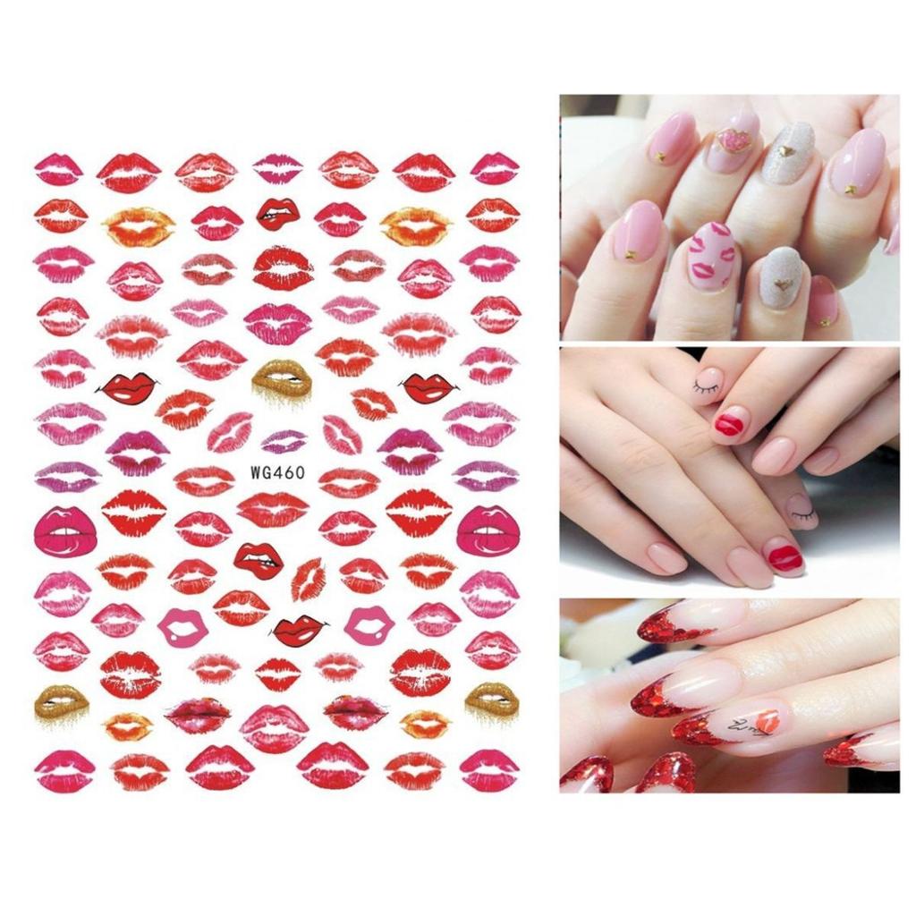 1pc 3D Nail Stickers Spring Summer Natural Flower Leaves Simulation Dried Flower Dragonfly Nail Applique Water Slides Decoration