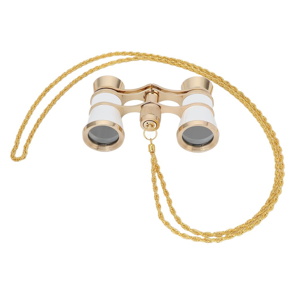 3X25 Theaterbrille Opernfernglas 3X25 Opernglas Fernglas mit Kette zur Vogelbeobachtung