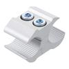 Multi Purpose Wheelchair Pipe Clamp Aluminum Alloy Design Secure Locking Mechanism Flexible Cane Holder Walker Accessory