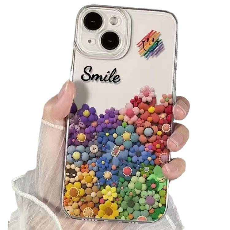 Color Sunflower for Iphone17promax Mobile Phone Case 12 Transparent Apple 15 Anti-drop 14pro13/16