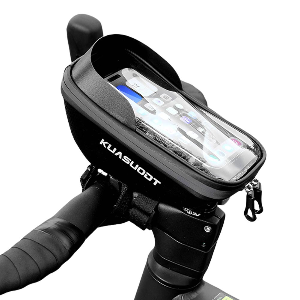 EVA Bicycle Front Frame Bag Large Capacity Touch Screen Bicycle Bag Handlebar Cell Phone Bag for Men Bike Accessories Gift