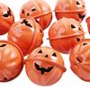 Material Ghost Face Pumpkin Head Shape Pendant Metal Bell Halloween Decor Pumpkin Bells Kid Gift