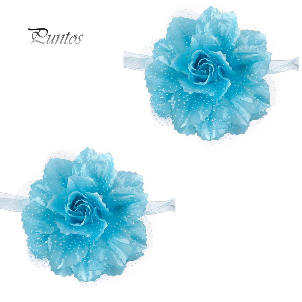 

Домашний декор 1 пара цветочных занавесок для окон держатель для штор панель для штор прозрачный ремень синий