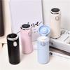 Large Capacity Smart Temperature Display Stainless Steel Thermos Mug - Flip-Top Pea Cup with Light Luxury Finish