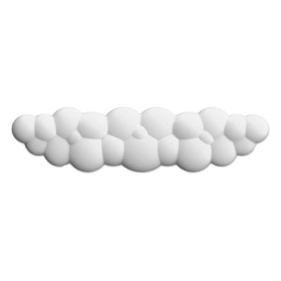 Handgelenkstütze für Mauspads mit Wolken-Motiv, niedlich, lindert Müdigkeit, weich, verhindert Verformung, Memory-Schaum-Handgelenkauflage