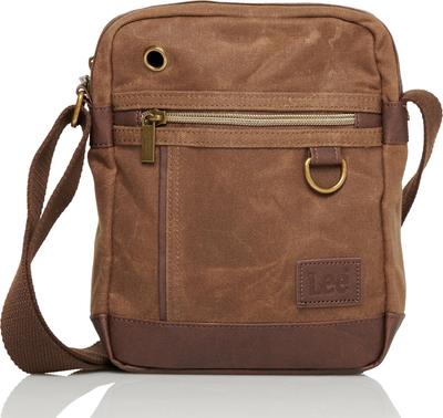 Lee Crash Mini Shoulder Large Town Chocolate Bag, Paraffin-Coated, Box, Multifunctional, Lightweight, Capacity, Casual, 320-4030-24,