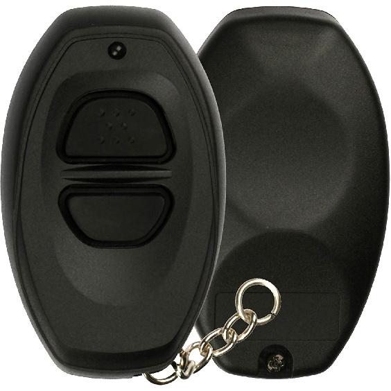 KeylessOption Keyless Entry Remote Control Black Car Key Fob Shell Case Cover Button Pad for Toyota Dealer Installed Alarm System BAB237131-022