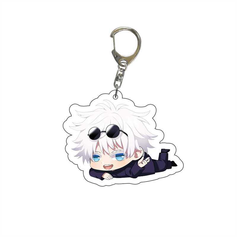 Jujutsu Kaisen Anime Keychain Satoru Gojo Yuji Itadori Megumi Fushiguro Nobara Kugisaki Backpack High Quality Gift Pendant Cosplay