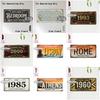 Tin Sign  Vintage Durable Metal Plaque Wall Decor Home Office Bar Man Cave Bedroom Powder Room European City Birth Year Lice