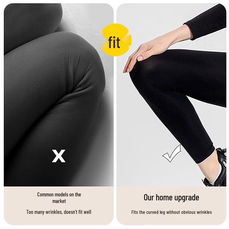 Afandi Women's Seaweed Fleece Lined Winter Leggings