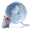 Silent Hamster Exercise Roller Toy Running Wheel Plastic for Small Pet with Stable Base Funny Pet Cage Entertainment Toy