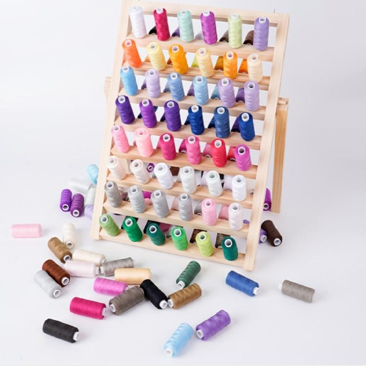 Convenient Thread Storage Rack Space Saving Wall Mount Thread Holder Organizers Rack for Craft and Sewing Rooms