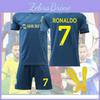 2023-24 Saudi League Auswärtstrikot Ronaldo 7 Kurzarm Fußballset für Kinder