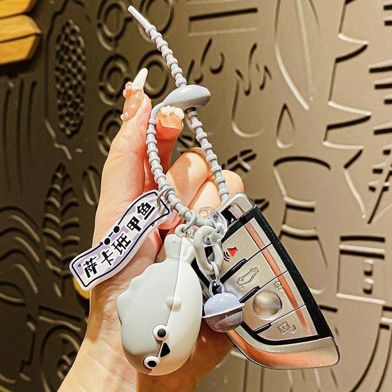 Keychain Cute Turtle Silicone Material Ideal For Backpacks And Accessories Car