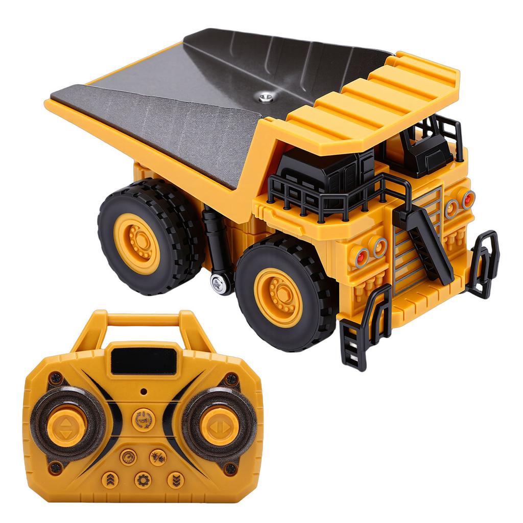 1 64 RC Dump Truck Toy Mini Bluetooth App Control Desktop Model Engineer Truck 2.4GHz Remote Control Construction