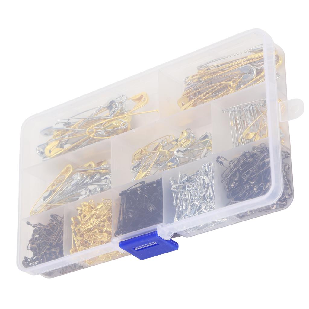 620Pcs Safety Pins 6 Sizes Combination Assorted Sets Wedding Dress Tag Jewelry Accessories
