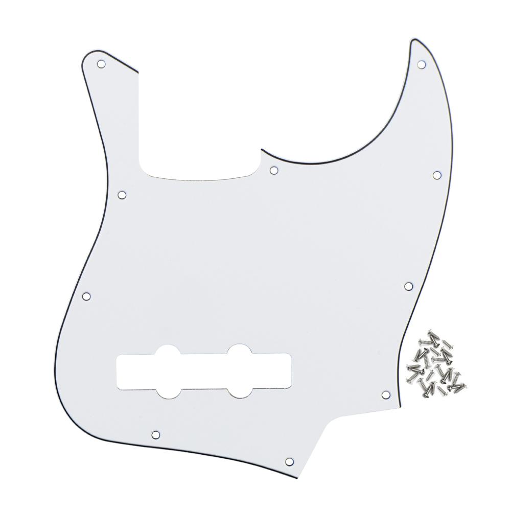 FLEOR JB Bass Pickguard Guitar Scratch Plate Pick Guard 4 String Bass Parts,7 Colors Available