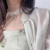 Premium Trimmed Lace Choker Adjustable Necklace For Fashion Enthusiasts Adults