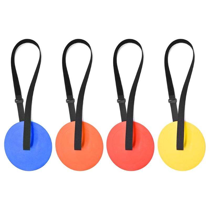 4Pcs Football Training Targets Plate Adjustable Football Training Disc Shootings Goal Targets Discs Soccer Goal Targets 1