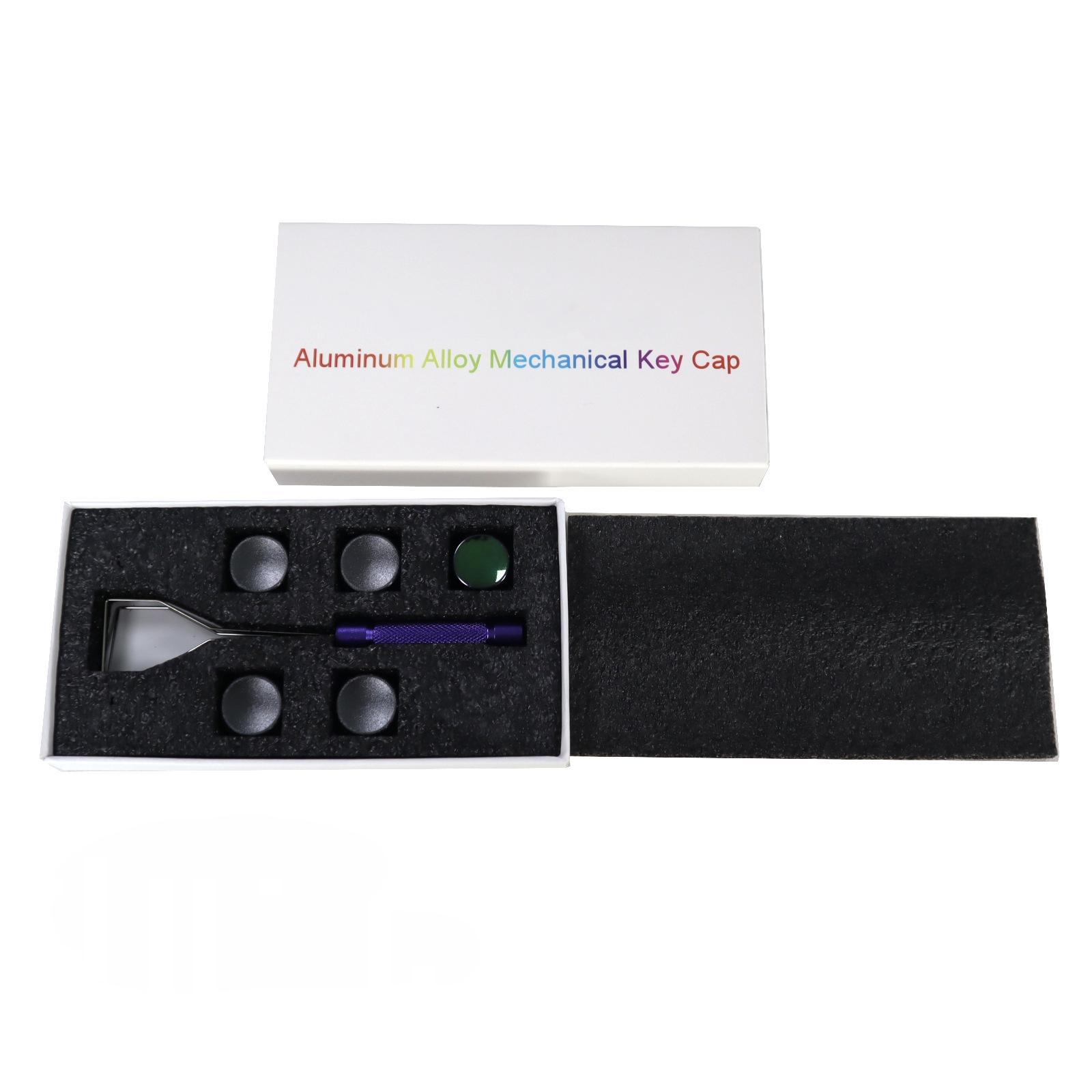 

XDA Height Mechanical Keyboard Color Aluminum Alloy Metal Keycap Electroplating Oxidation Keycap Metal Wire Puller