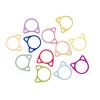 60PCS Geometric-Shaped Metal Stitch Markers,DIY Knitting Supplies, Crochet & Sewing - Decorative & Functional Craft Accessories