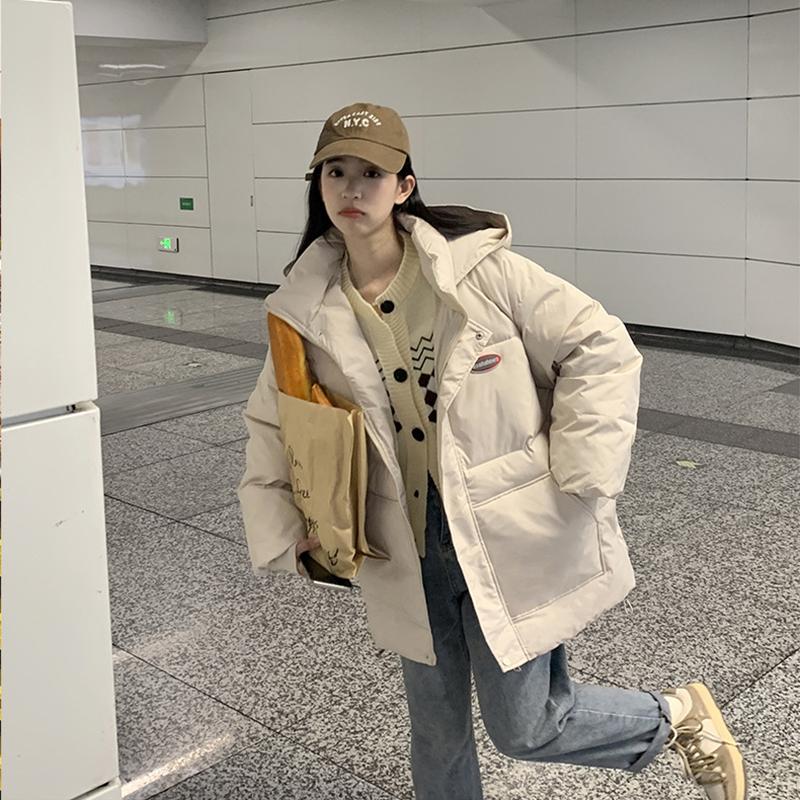 Herbst und Winter Daunenjacke aus Baumwolle Kurze Mode Damenbekleidung Koreanische Version Lose Baumwolljacke Warme Baumwolljacke Rest Dicker Mantel