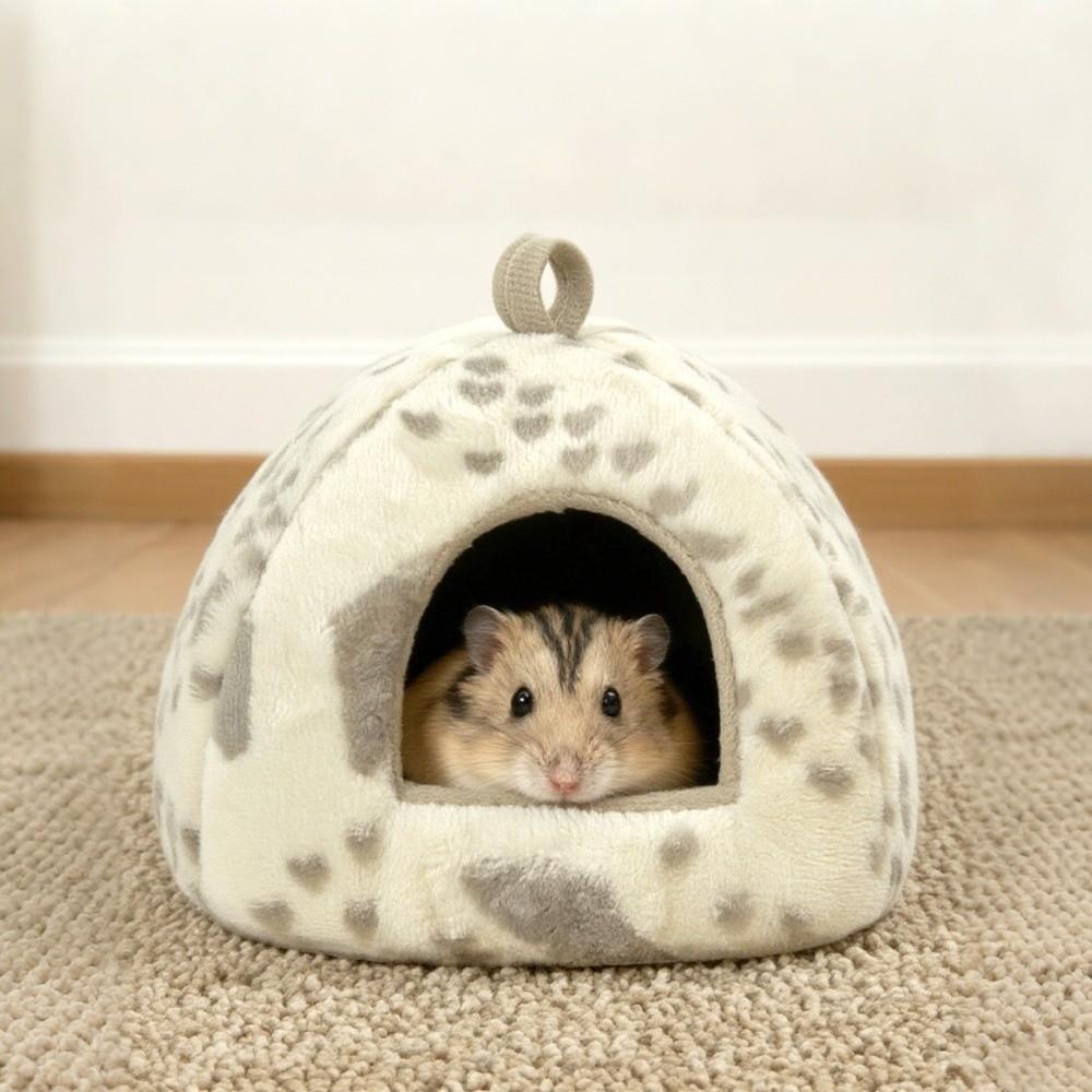 Coral Fleece Hamster Hideaway Cold-Resistant Pet Parrot Nest New Pet Bedding  Indoor Use