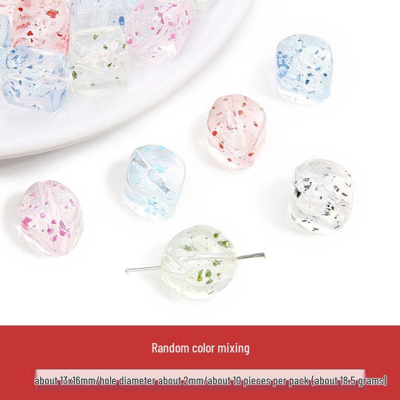 Akrylové Průhledné Třešňové Květy Kosočtverec Korálkové DIY Šperkové Doplňky