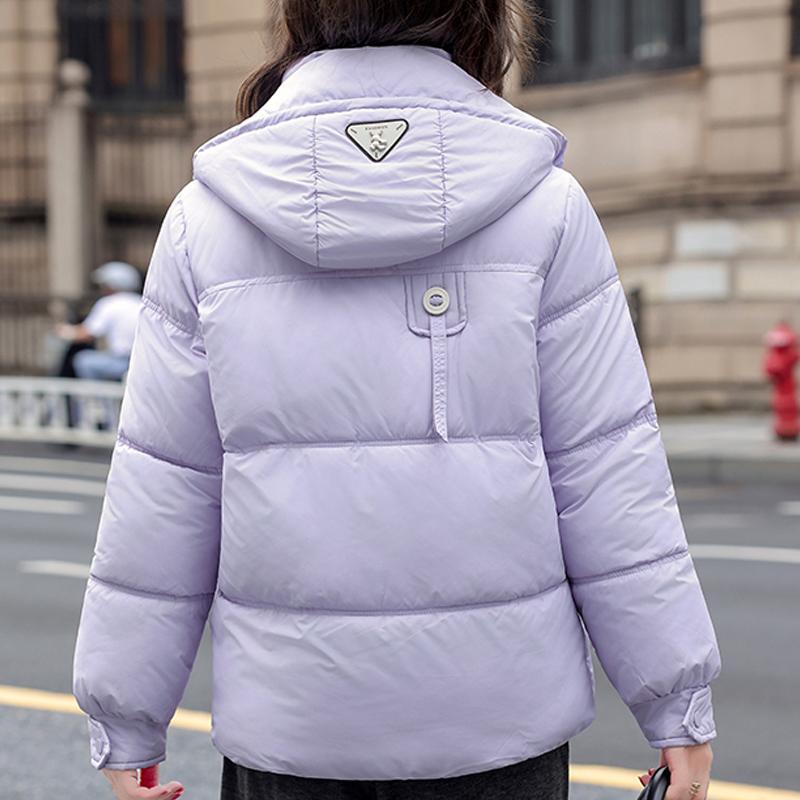 Fashion Women's Winter Jackets Hooded Casual Short Parka Female Long Sleeve Warm Coat
