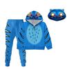 Clothing Sets Kids Unisex Jacket Zip Hooded Jacket Set