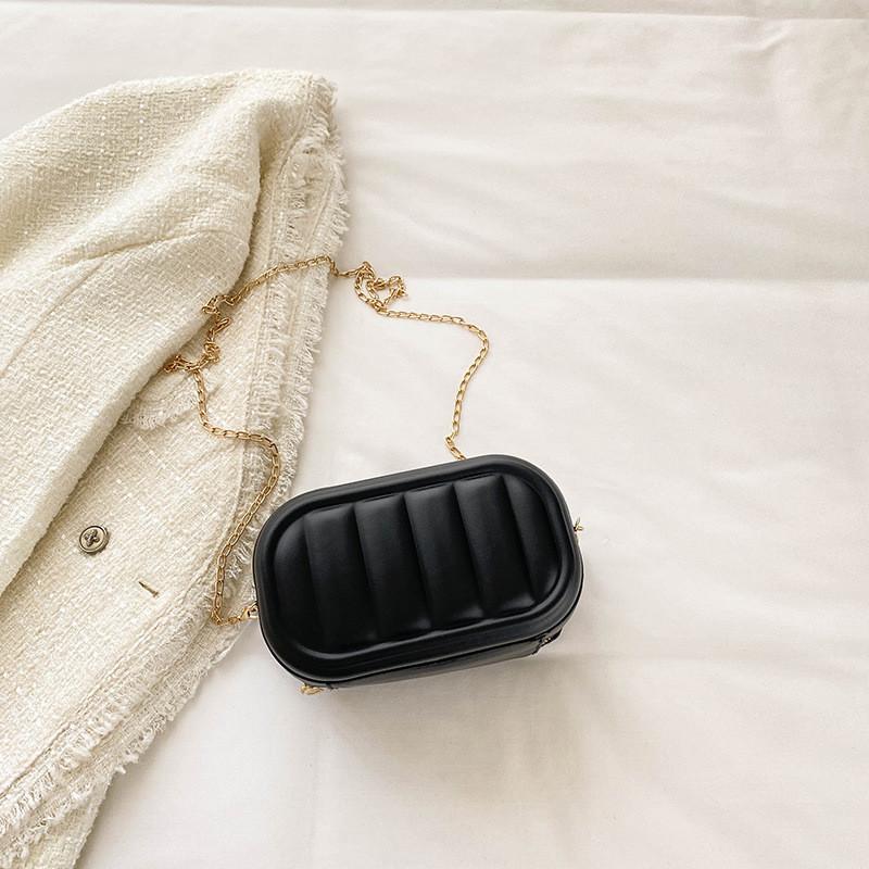 Fashionable New 2023 Pu Shoulder Bag For Women Minimalist Commuter Square Underarm Bag чёрный