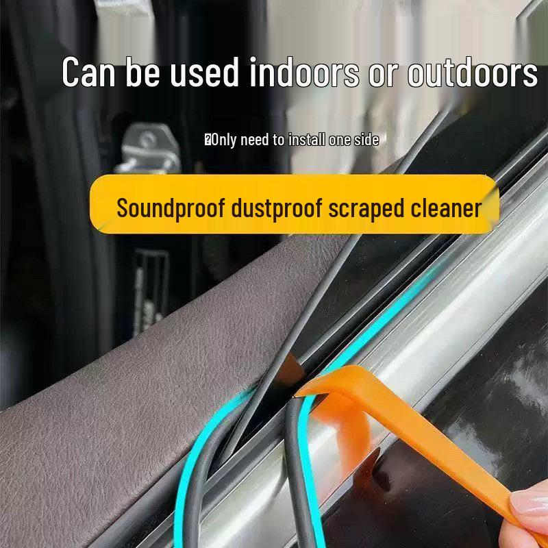 Universal Car Window Glass Sealing Strip for Noise Reduction and Vibration