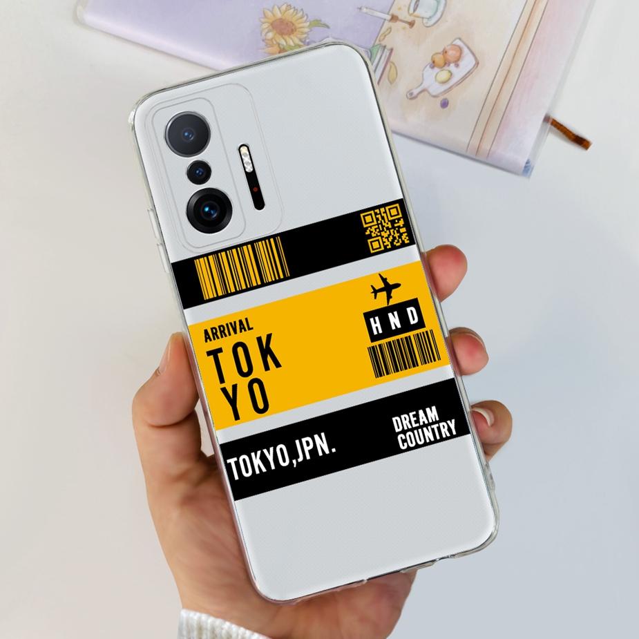 For Xiaomi 11T Pro Case New Fashion Back Cover Silicone Soft TPU Phone Case For Xiaomi Mi 11T Pro 11TPro Mi11T Full Coque Bumper