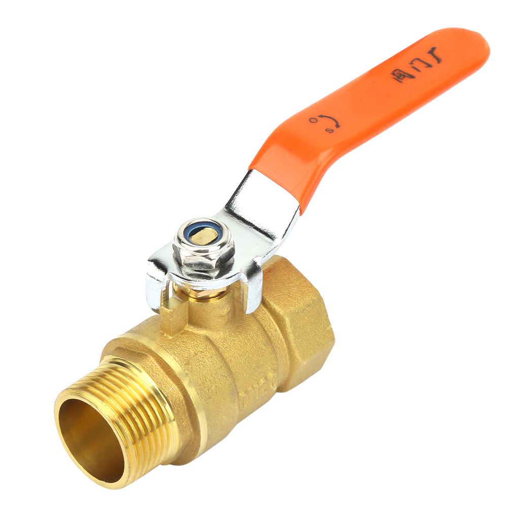 Brass   Valve  DN20 Male and Female Brass Pipe Full Port   Valve,   Valves