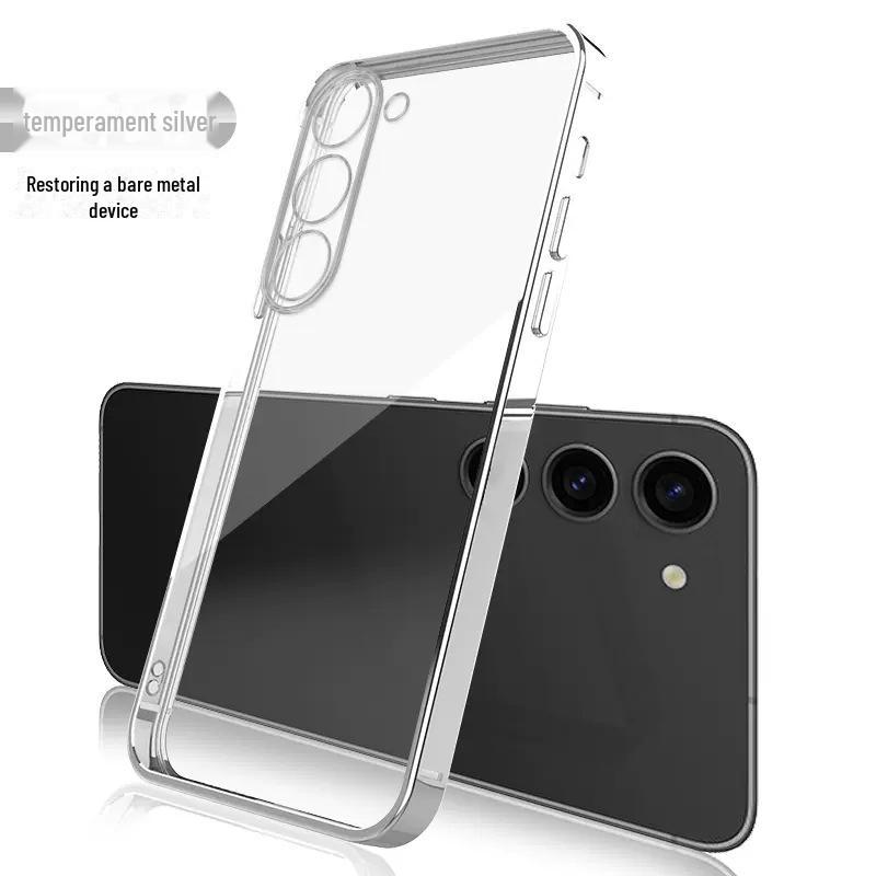 

Чехол Samsung S25Ultra Electroplated Fine Hole Clear TPU - Ультратонкий мягкий защитный чехол Samsung A53 5G