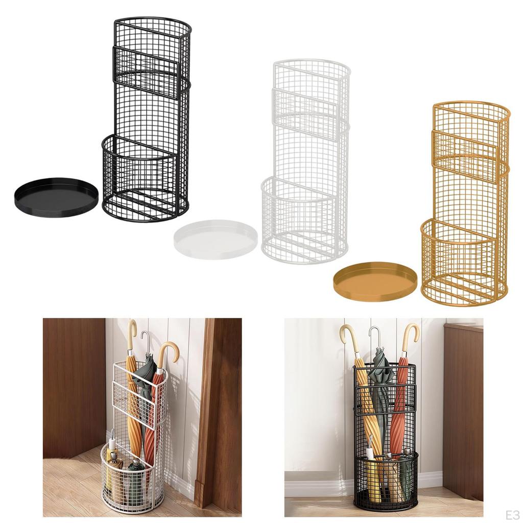 Schirmständer Haltbarkeit Eisen Praktisch Premium Halter Gestell Schirme Organizer für Zuhause