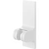 Yamazaki Adjustable Angle Magnetic Shower Holder, White, W5.5×D5.7×H16cm, Tower Series, 4-Stage Angle Adjustment, Easy Installation, Bathroom Use,