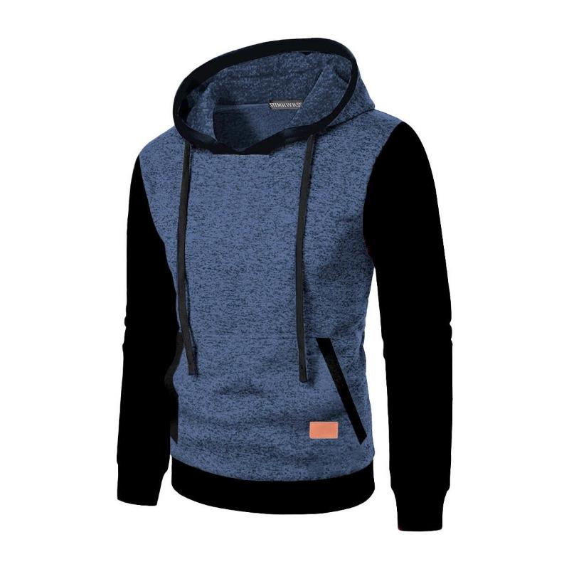 Men S Casual Hooded Cardigan Sweatshirt Jacquard Knit Sport Fitness