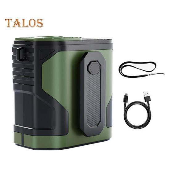 

Высокоскоростной вентилятор с креплением на талии, портативный вентилятор с креплением на шее, 5100 об/мин, мощный воздушный поток, малошумный персональный вентилятор для охлаждения воздуха зелёный