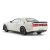 1:24 Dodge Challenger SRT Hellcat შენადნობის მასლის მოდელი, ლითონის სპორტული მანქანის ორნამენტები, მანქანის მოდელი, ხმით და განათებით, საბავშვო სათამაშო, საჩუქარი ბიჭისთვის