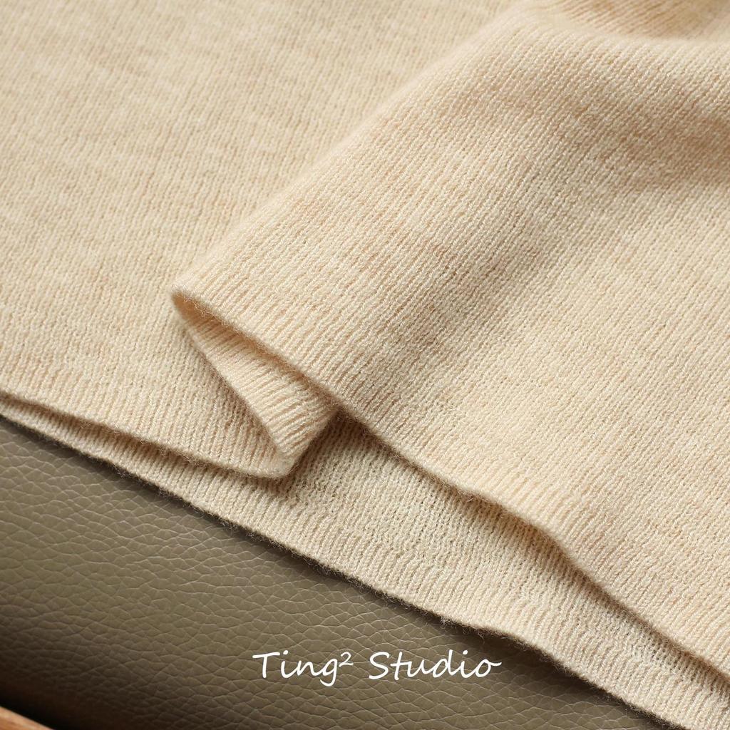 Women's Skin-Friendly Wool Sweater Series: Multi-Color High, Roll, or Half-High Neck Fine Knit 100% Pure Wool