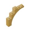 50 Stück MOC Steine W. Bogen 1x5x4 Bogen Stamm Partikel Bausteine Teile 2339 14395 DIY Klassische Baumzubehörteile