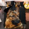German Shepherd Duvet Cover Set Police Dog Comforter Cover Full King Size For Boys Animals Bedding Set Puppy Dog Bedspread Cover