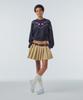 INSTANTFUNK Low-Rise Pleated Skirt - Beige