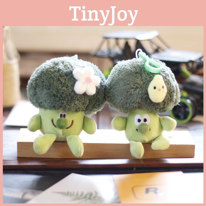 Adorable Plush Broccoli Keychain Cute And Soft Vegetable Toy Bag Charm
