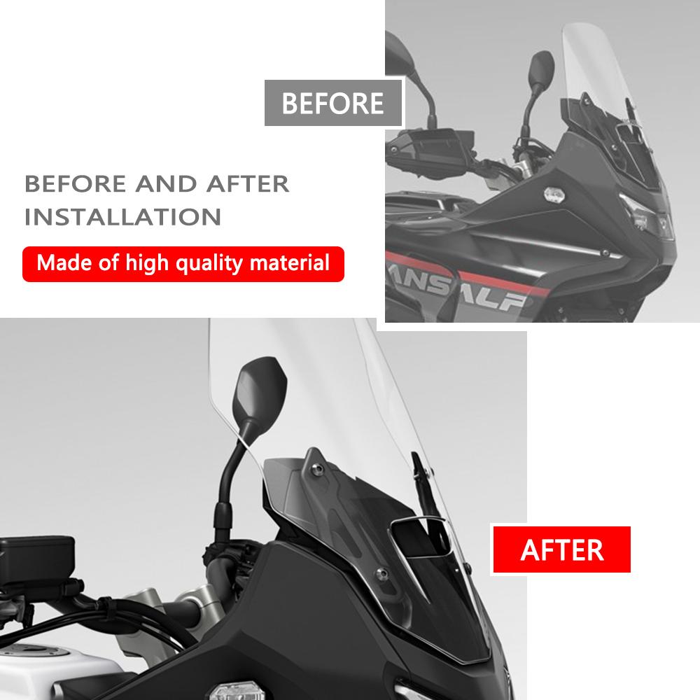 For Honda XL750 TRANSALP 2025 2026 xl 750 transalp Motorcycle Accessories Touring Windshield Windscreen Airflow Deflector Cap